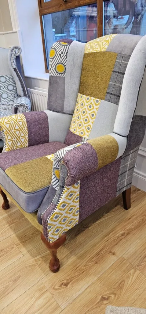 Queen Anne chair and footstool · Handcrafted in Ireland